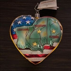 Christopher Radko Heart Ornament
20th anniversary